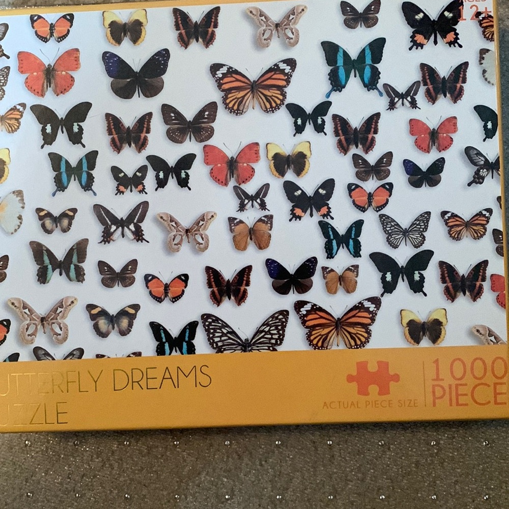 Thousand piece butterfly dreams puzzle